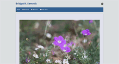 Desktop Screenshot of bridgetsamuels.com